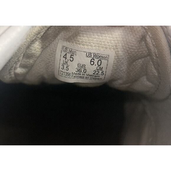 VANS Classic Old Skool White Leather Sneaker Skate Shoes US Size M 4.5 / W 689+3 - Picture 10 of 11